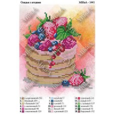 Схема для вышивки бисером "Оладьи с ягодами" (Схема или набор)